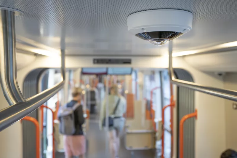 Onboard rail cameras