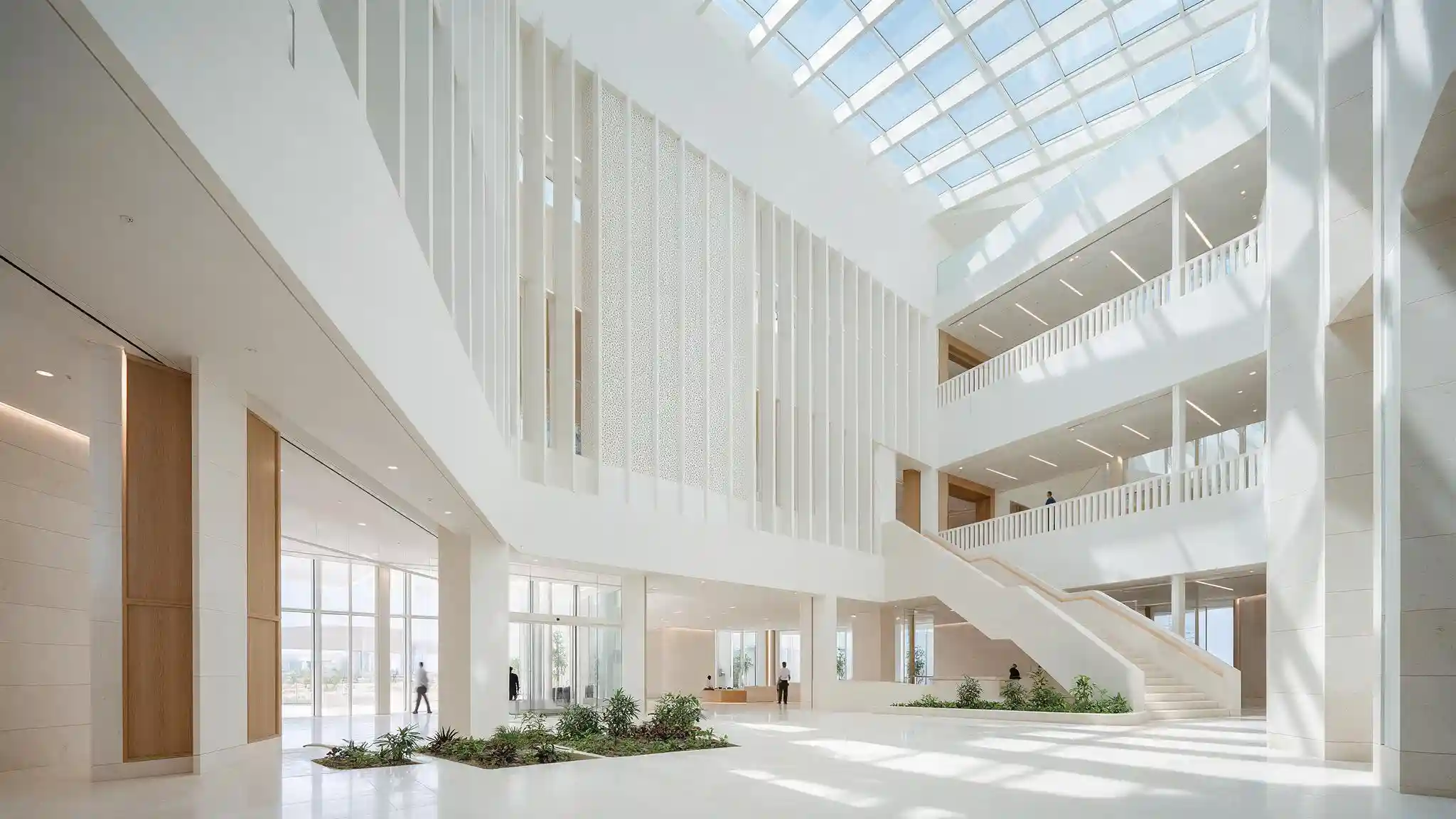 Modern Saudi Arabian corporate headquarters where enterprise cybersecurity programmes are managed