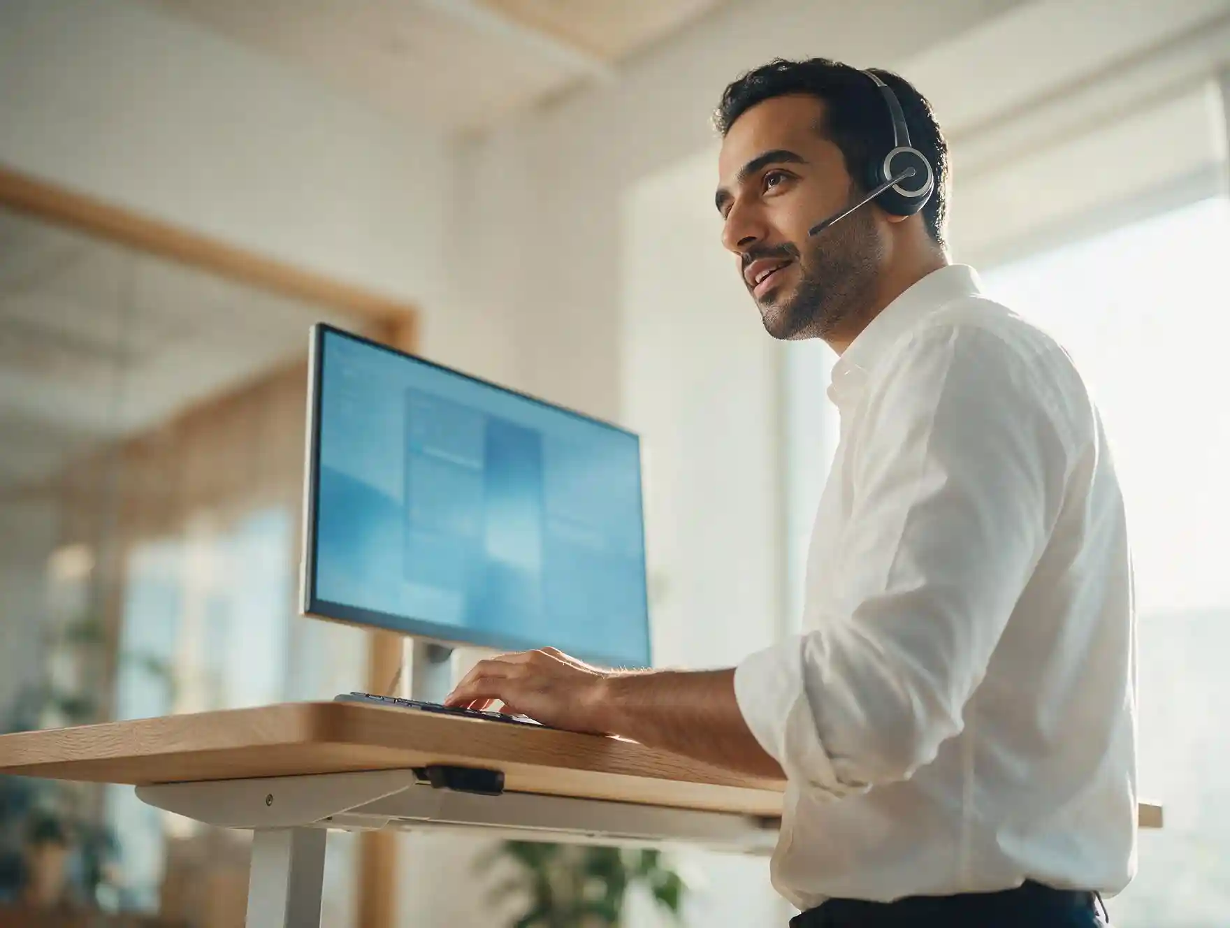 Blue Edge support engineer providing technical and after-sales support