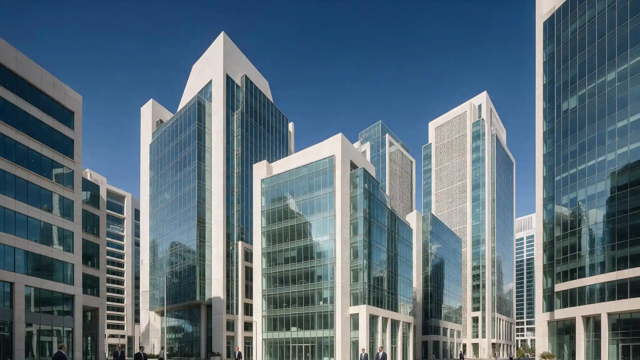 Saudi Arabian business district where organisations run phishing simulation programmes across their workforce