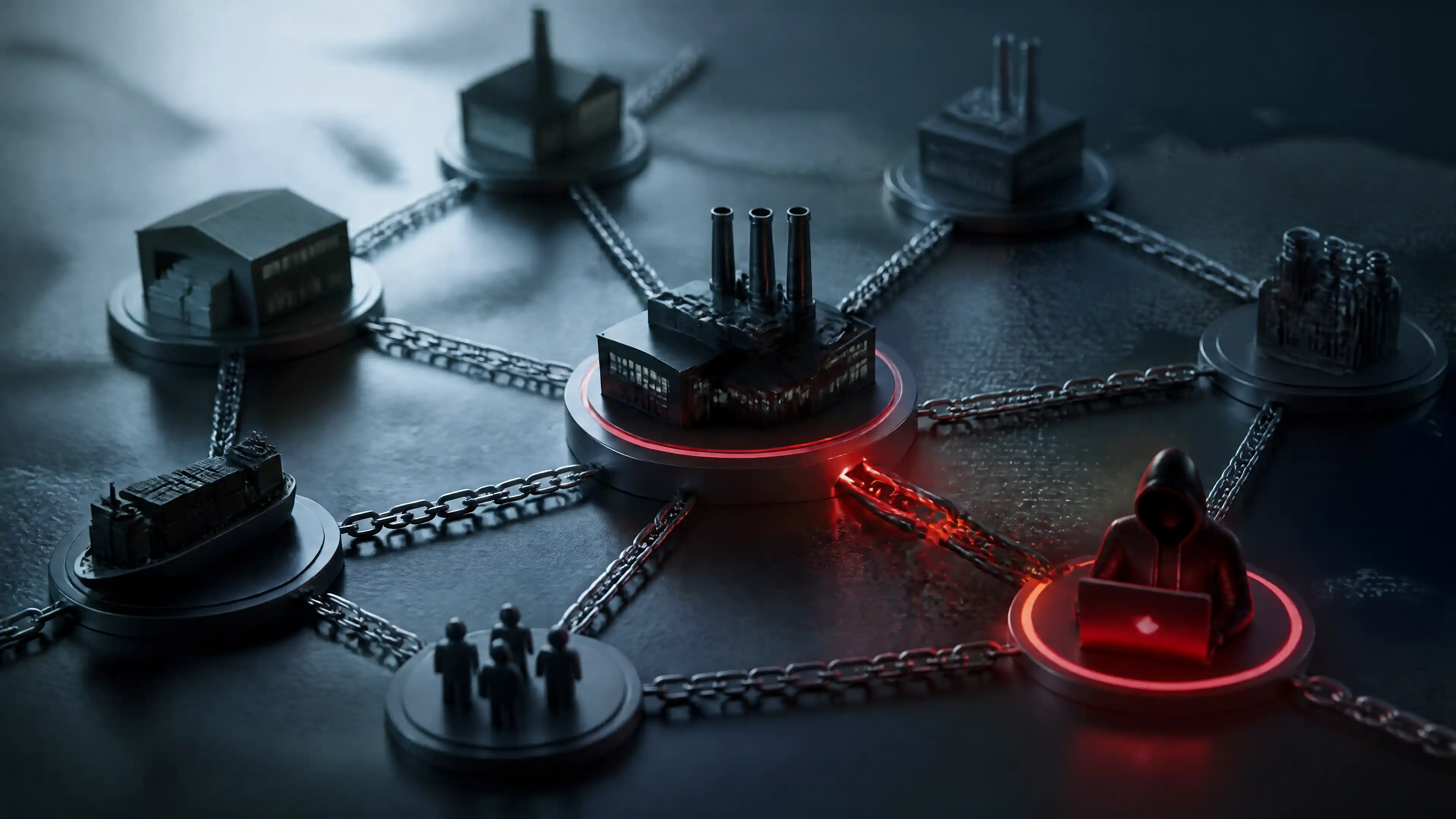Supply chain attacks targeting trusted vendors, third-party software providers, and enterprise networks through compromised supplier relationships