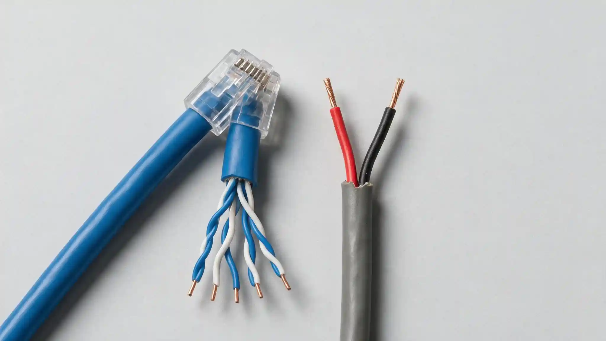 Comparison of IP video intercom network cabling against traditional analog two-wire intercom bus wiring