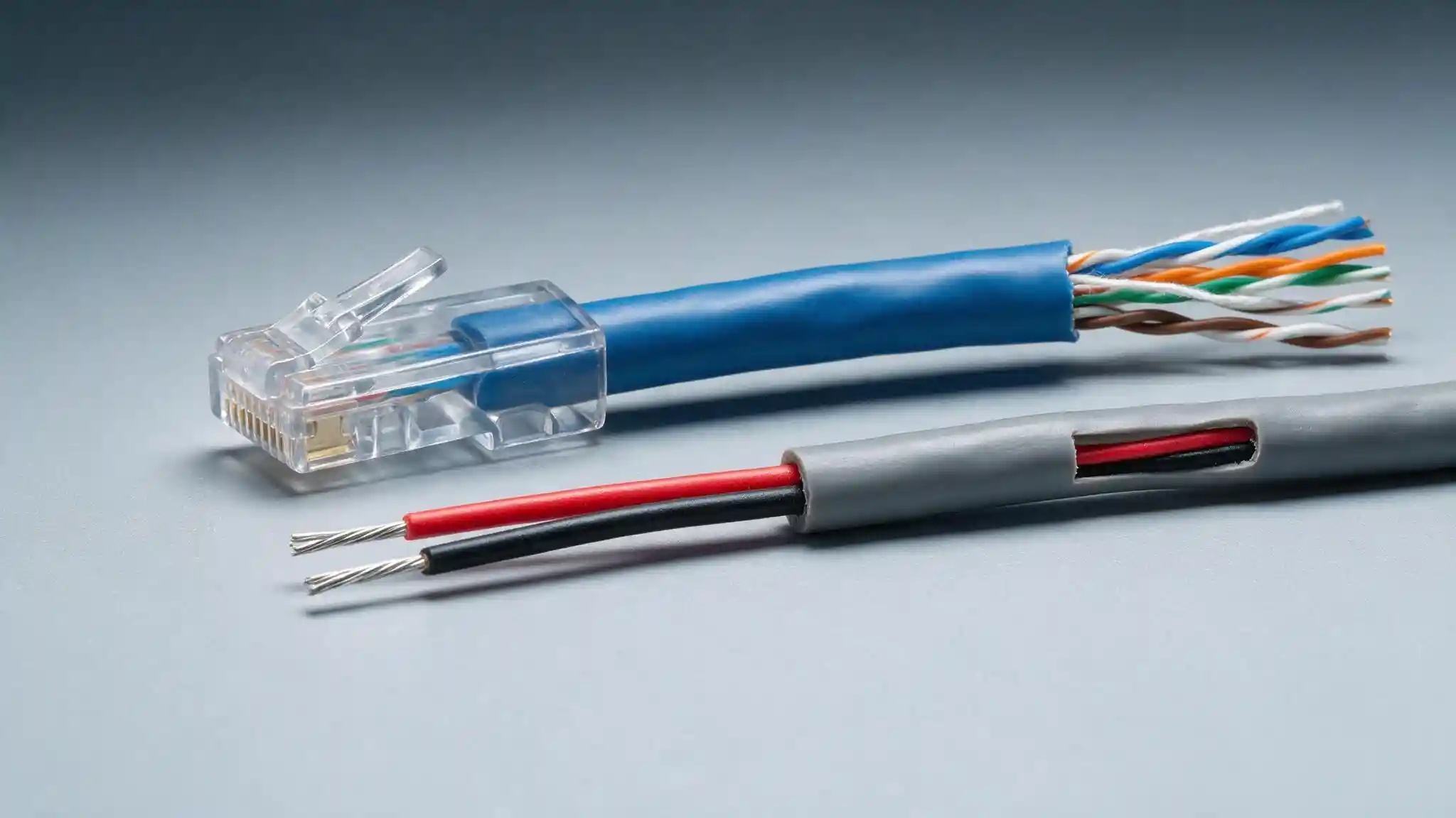 Comparison of IP video intercom network cabling against traditional analog two-wire intercom bus wiring