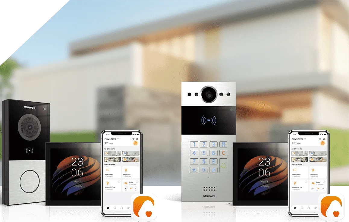 Smart Home Entry Kit R20K Door Phone, HyPanel Smart Home Control Panel, BelaHome App.