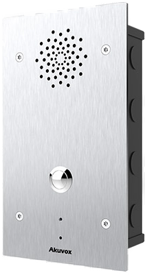 Vandal-resistant Emergency Intercom, SIP support IP65-Rated, Linux OS.