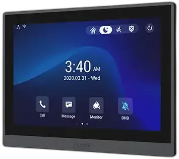 Indoor Monitor, 10” touch screen, Android  OS, PoE.