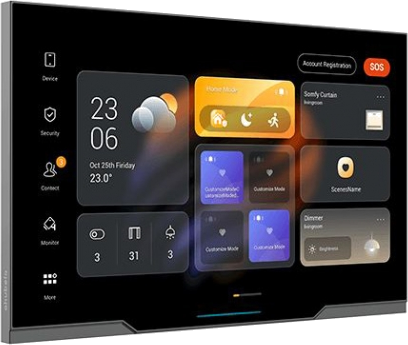 Smart Home Control Center, 10.36'' touchscreen, Android OS, ZigBee gateway, Wi-Fi, Bluetooth 5.0.