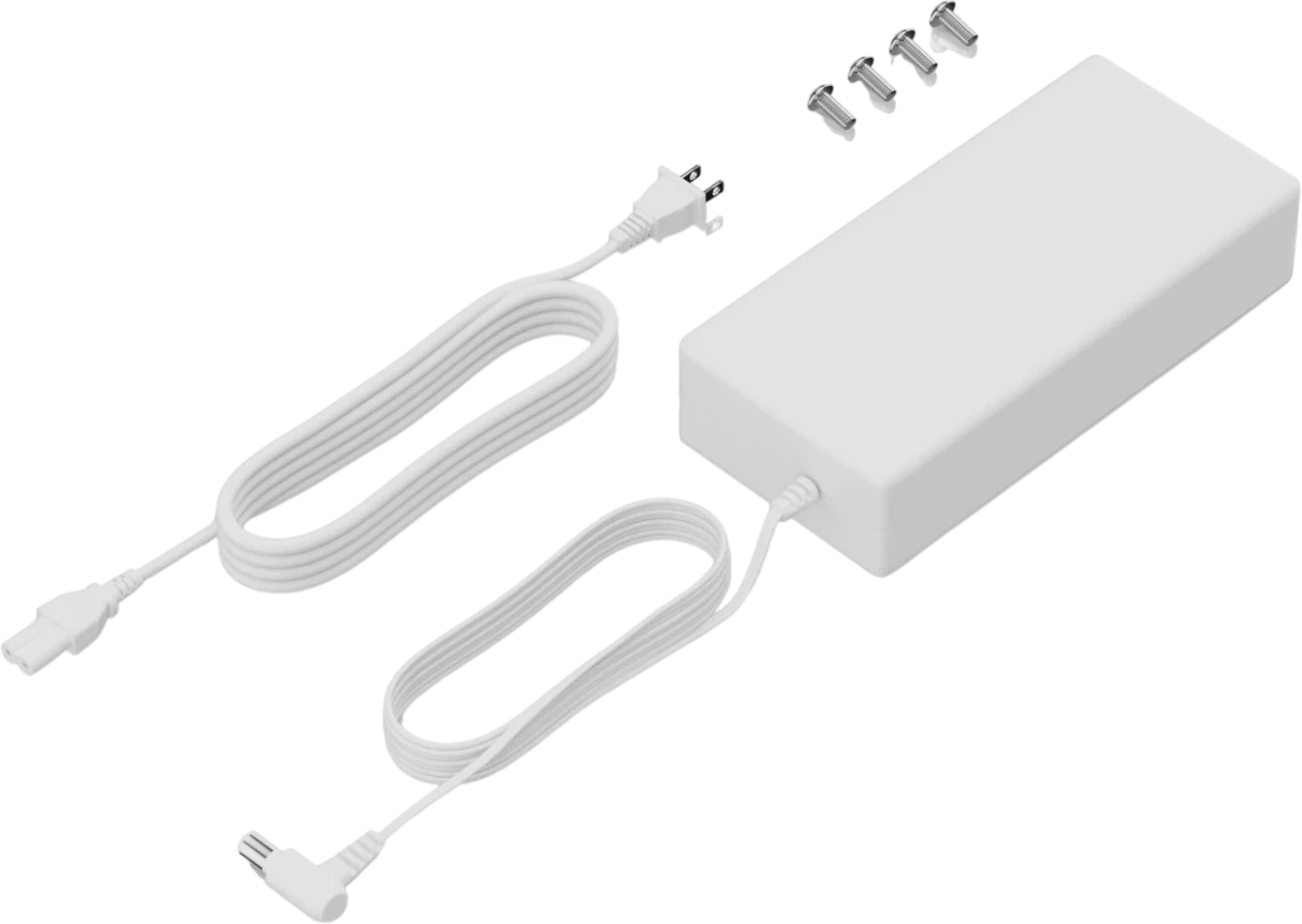Huawei eKit S110-8P2ST-V2 220V AC white power adapter with AC power cord and four mounting screws