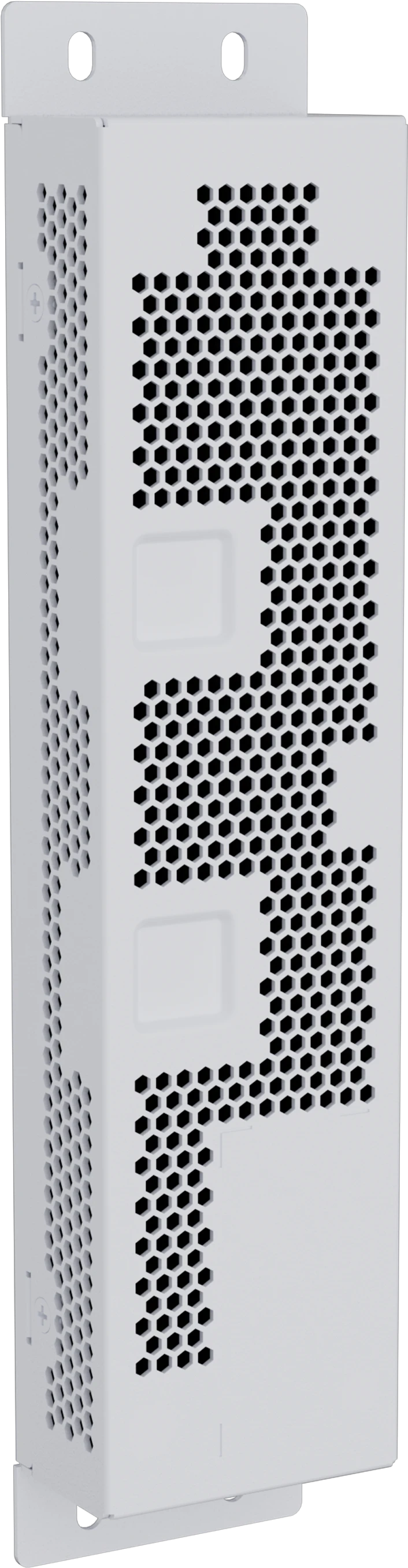 Huawei eKit S110-8P2T-BU-V2 network box switch rear angled view with left side ventilation