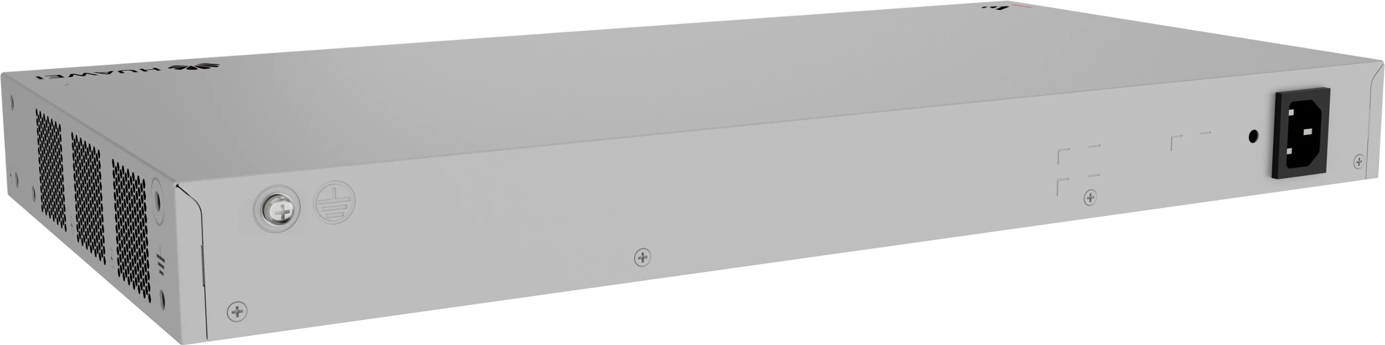 Huawei eKitEngine S210-24P2J switch rear left angle view