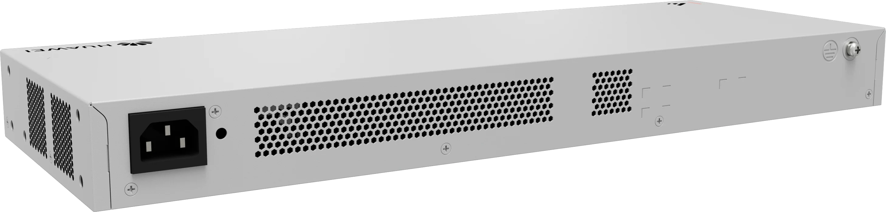 Huawei eKitEngine S210-24T2J switch rear left angle view