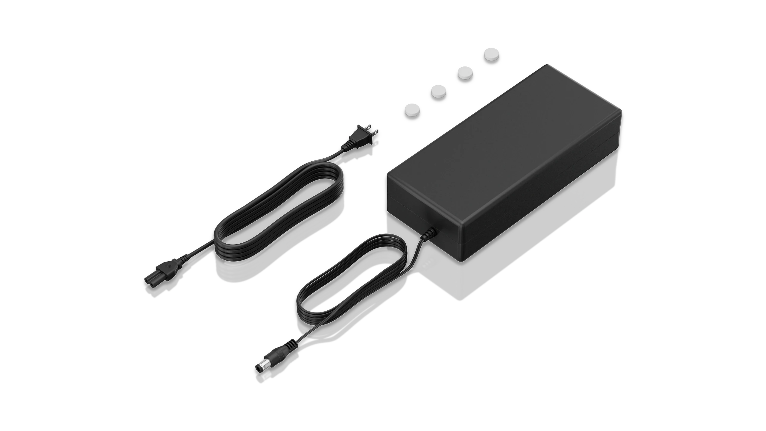 Huawei eKitEngine S210-8T2J 12V power adapter with power cord and rubber feet