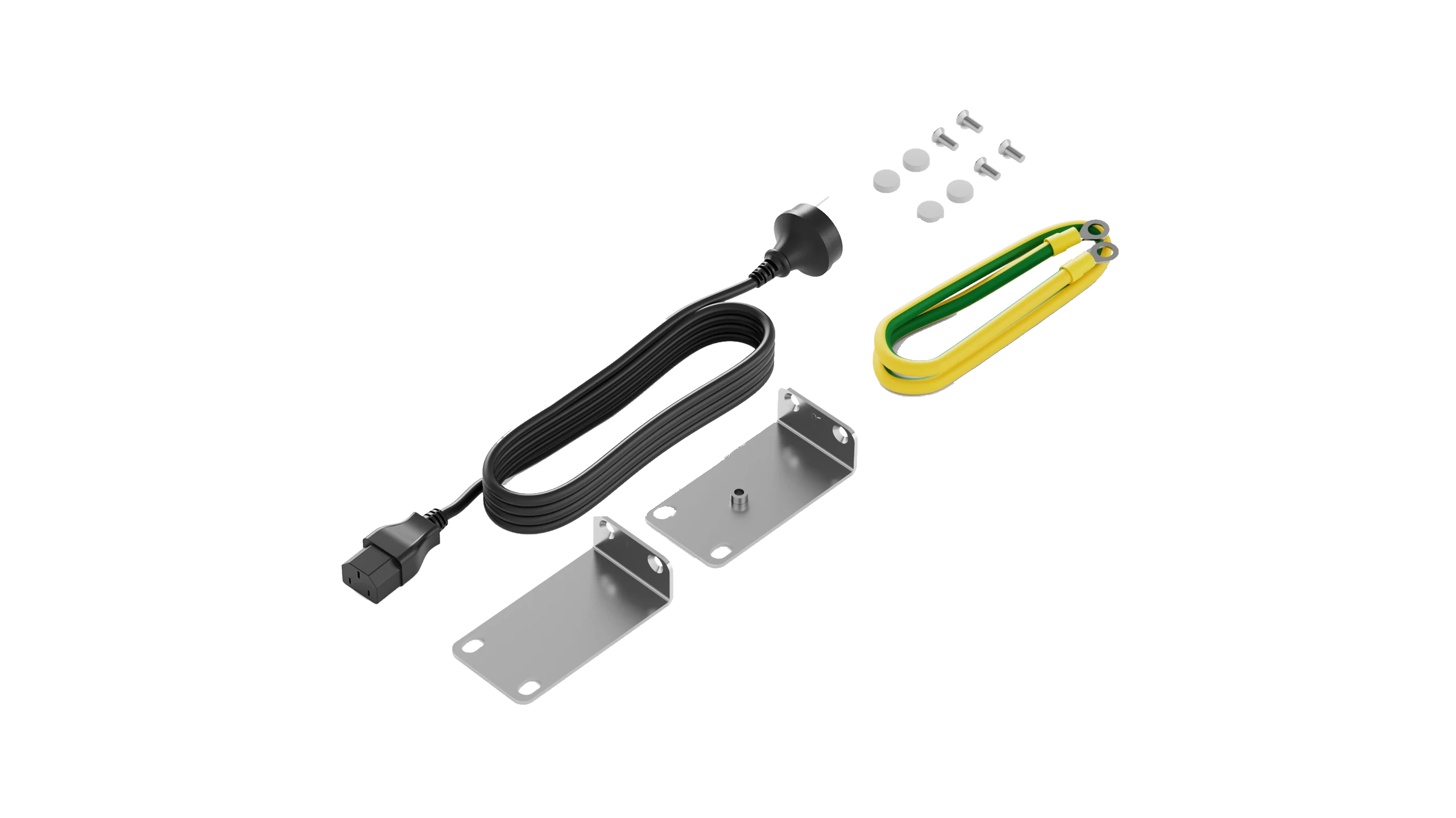 Huawei eKitEngine S220S-10PN4JX accessories kit with power cord and grounding cable and rack mount brackets