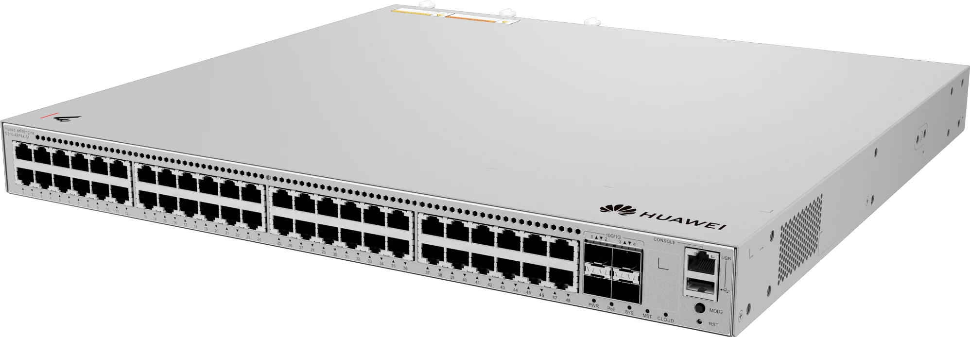 Huawei eKitEngine S310-48P4X-M switch front right angle view