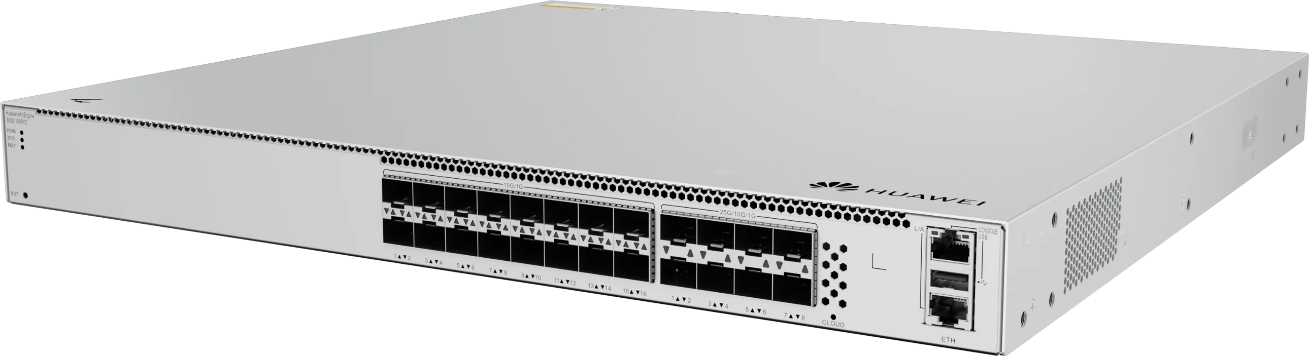 Huawei eKitEngine S620-16X8YZ switch front right angle view