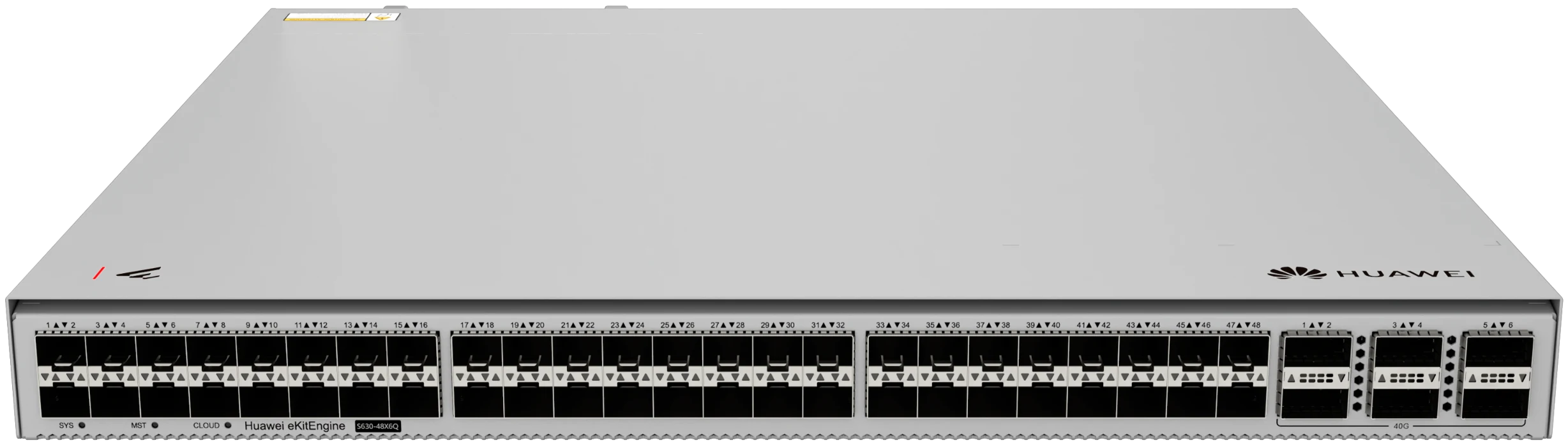 Huawei eKitEngine S630-48X6Q 48 port 10G aggregation switch front view